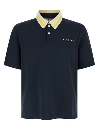 Piqué cotton polo shirt