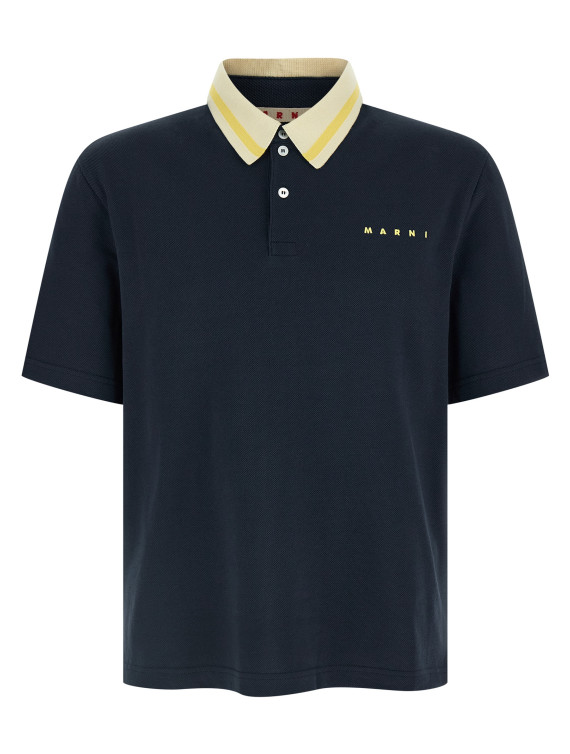 Piqué cotton polo shirt #1