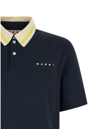 Piqué cotton polo shirt #