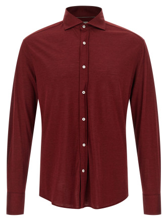 Silk and cotton shirt