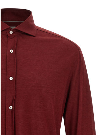 Рубашка, блузка BRUNELLO CUCINELLI Silk and cotton shirt (MR8326686C2435) #