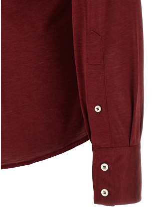 Рубашка, блузка BRUNELLO CUCINELLI Silk and cotton shirt (MR8326686C2435) #