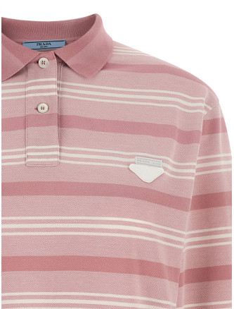 Поло PRADA Striped polo shirt (39660SOOO188QF0E18) #