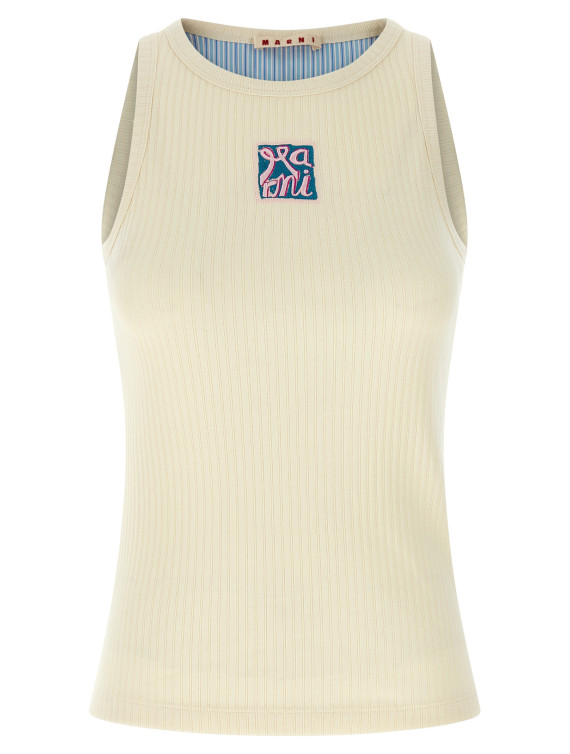 Logo patch tank top #1