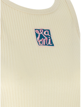 Logo patch tank top #