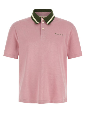 Piqué cotton polo shirt