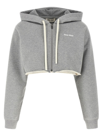 Толстовка MIU Cropped hoodie