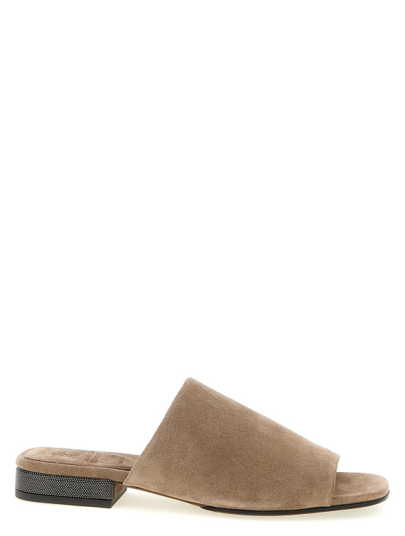Monile suede sandals #1