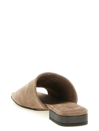 Monile suede sandals #