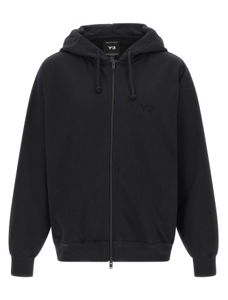 'Y-3 Brushed Terry Zip' hoodie