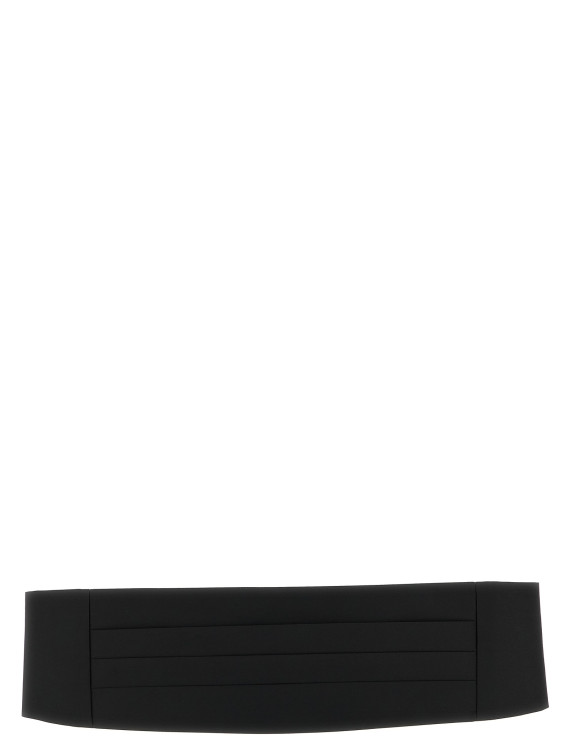 Satin tuxedo headband #1