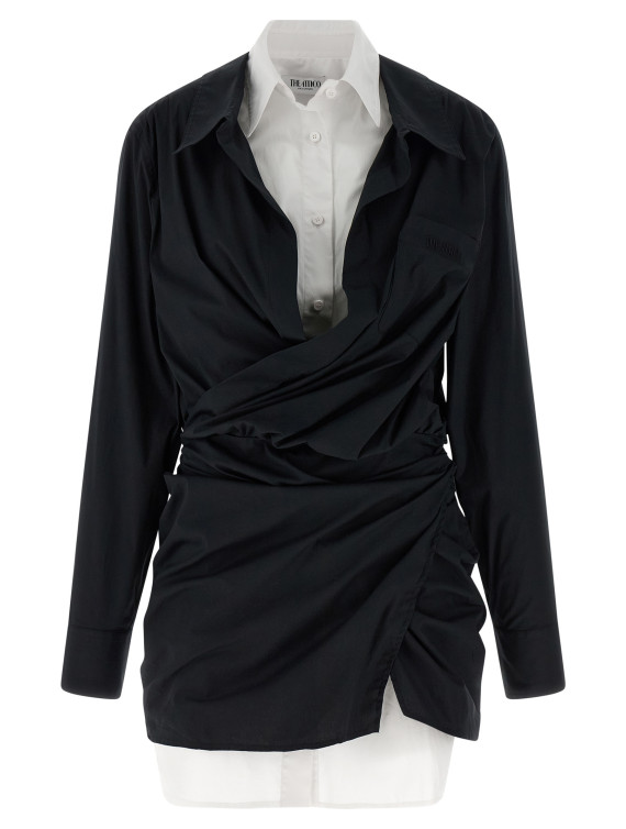 Double layer shirt dress #1