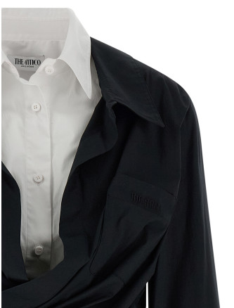 Double layer shirt dress #