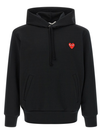 'Red Emblem' patch hoodie