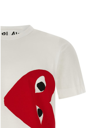 Футболка COMME DES GARÇONS PLAY Printed T-shirt (AXT3451) #