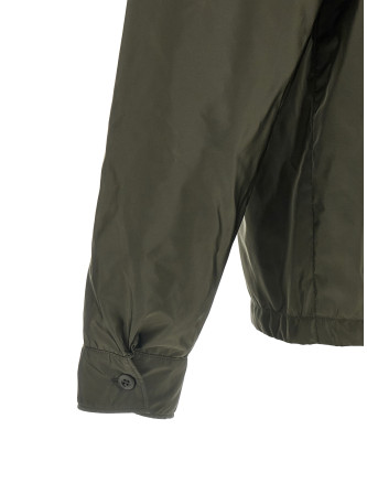 Re-nylon feather shirt #