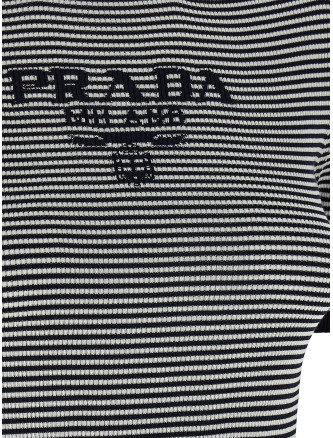 Striped silk t-shirt #