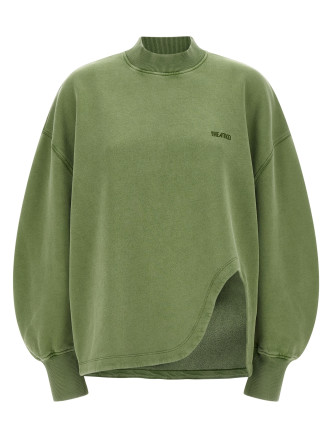 Толстовка THE ATTICO Shaped slit sweatshirt