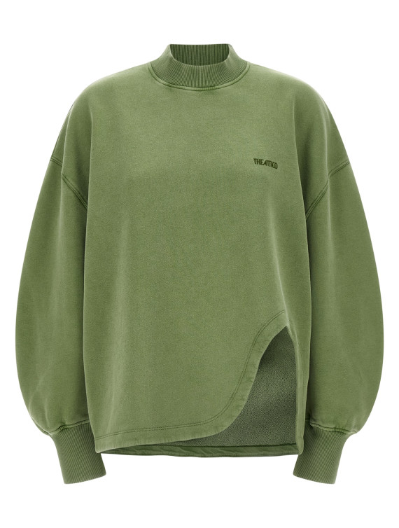 Толстовка THE ATTICO Shaped slit sweatshirt (260WCF00024017) #1