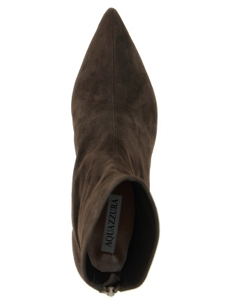 Ботильоны AQUAZZURA 'Montmartre' (MNRMIDB0SUECHARCOAL) #