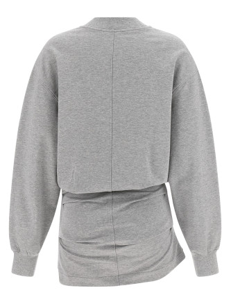 Mélange sweatshirt dress #