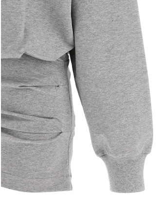 Mélange sweatshirt dress #