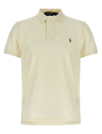 Logo embroidery polo shirt