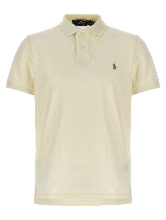 Logo embroidery polo shirt #1