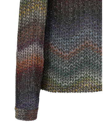 Sequin and lamé viscose shirt #