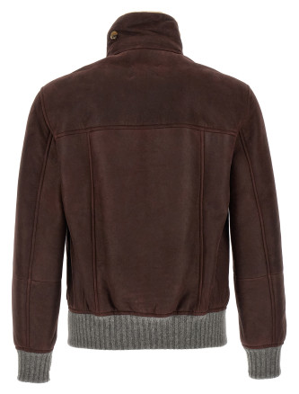 Кожаная куртка BRUNELLO CUCINELLI Aviator jacket (MPMPN1952C4253) #