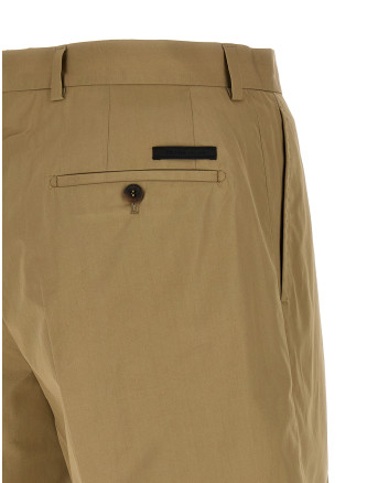 Poplin bermuda shorts #