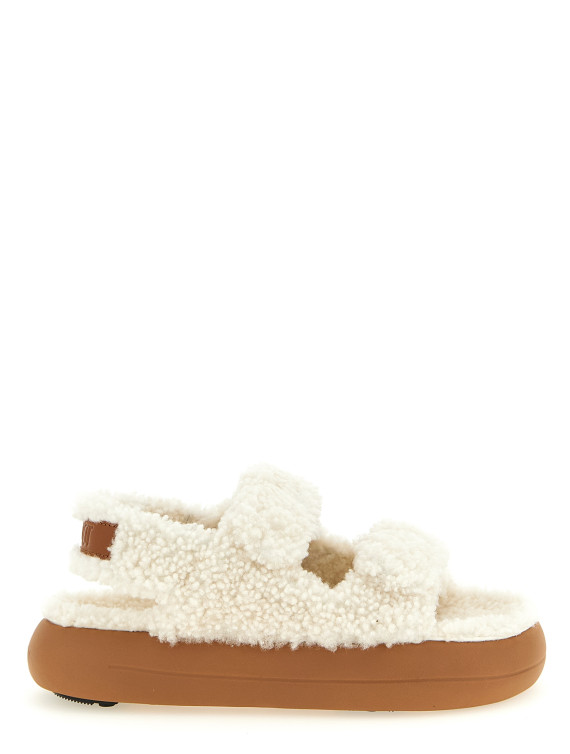 Shearling sandals #1