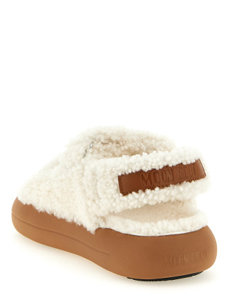 Shearling sandals #