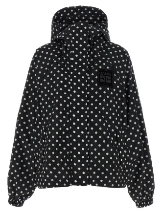 Polka dot anorak
