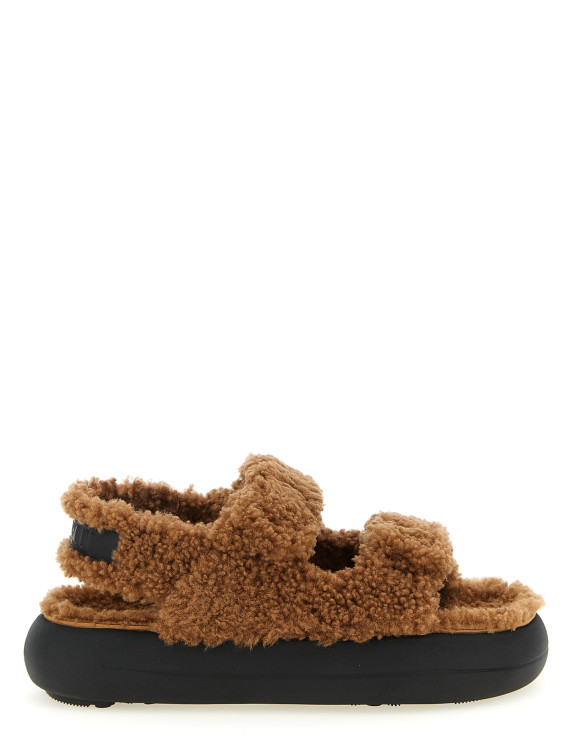 Shearling sandals #1