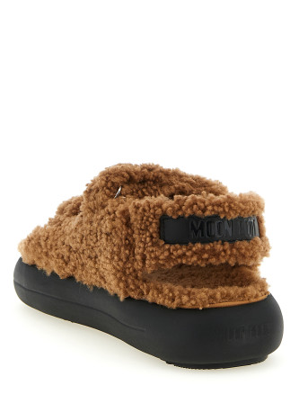 Shearling sandals #