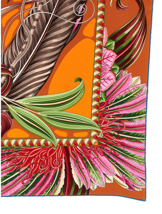 Шарф, платок FERRAGAMO 'Giada' (785343ARANCIOCOTTO) #