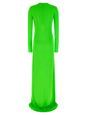'Long Sleeve Slash Front Evening' dress #