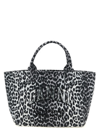'Leopard Medium Tote' shopping bag