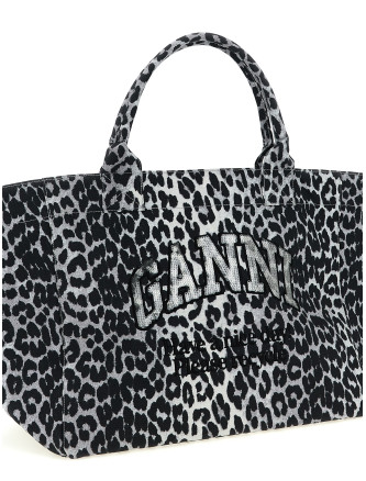 'Leopard Sequin XXL Tote' shopping bag #