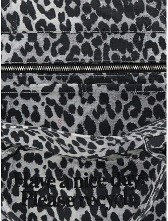 'Leopard Sequin XXL Tote' shopping bag #