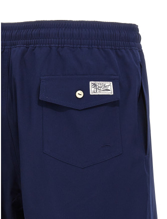 Logo embroidery swim shorts #