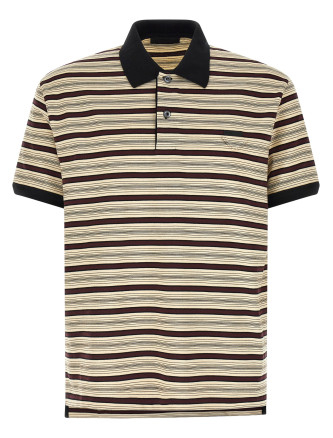 Striped polo shirt