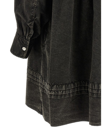 'Black Washed Mini Shirt' dress #