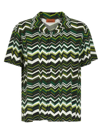 Irregular zigzag shirt
