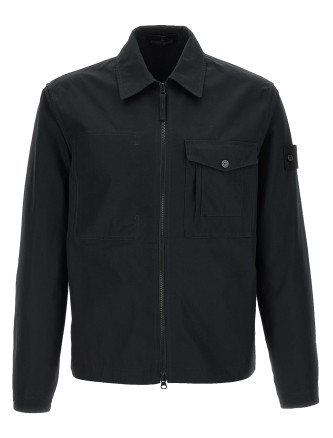 Рубашка, блузка STONE ISLAND Cotton overshirt