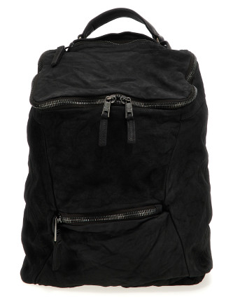 Leather backpack