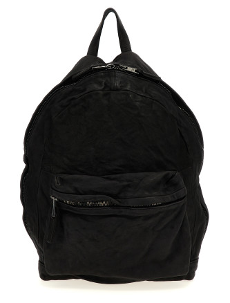 Leather backpack
