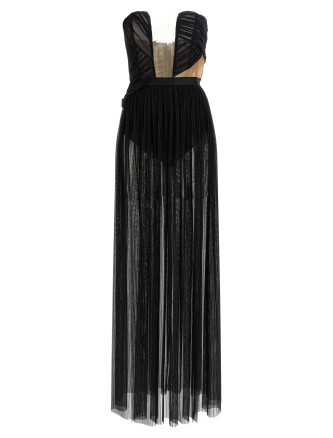 'Corsetto Draped Gown' dress