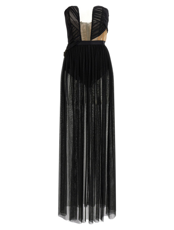 'Corsetto Draped Gown' dress #1